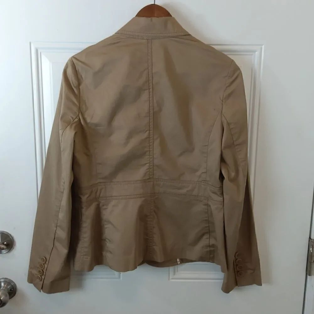 Talbots khaki button front jacket - Picture 9 of 9